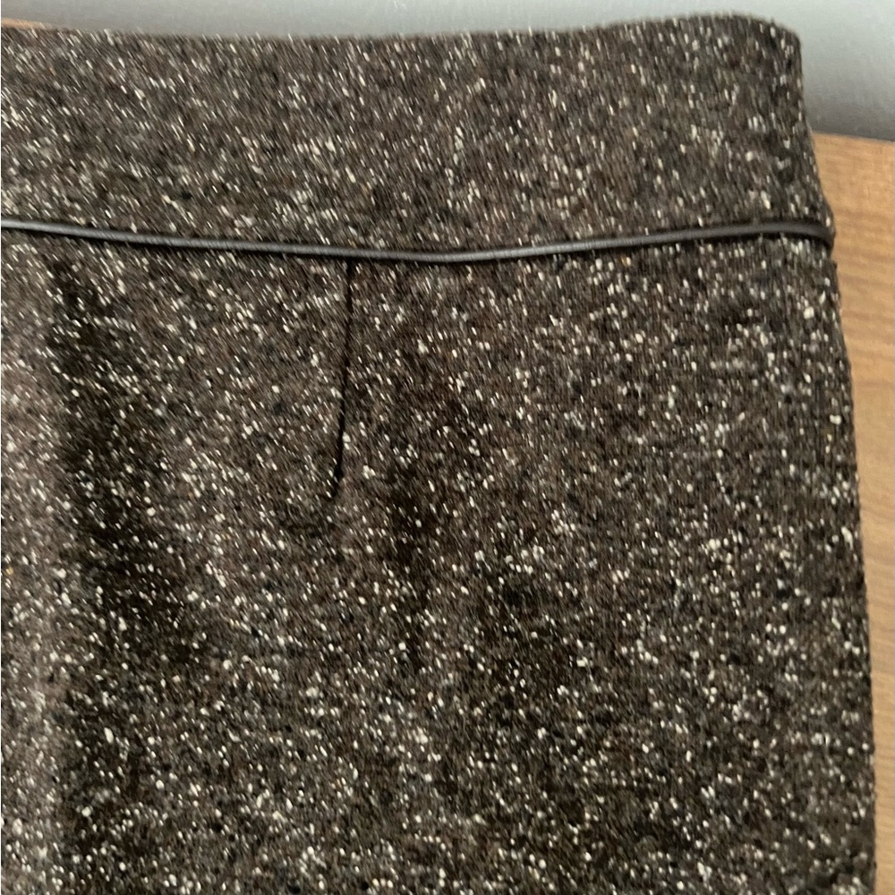 VTG- Old Navy Brown Tweed Mini Skirt - Picture 3 of 4
